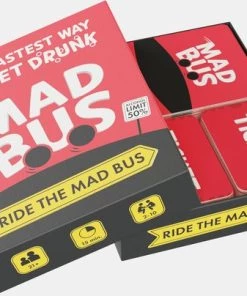 Mad Party Games MadBus - Kaartspel - Bussen / Boten In De Ultieme Variant - Drankspel - Partyspel