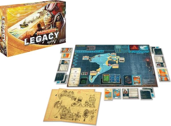 Z-Man Games Pandemic Legacy Season 2 Yellow - Engelstalig Bordspel 4 Z-Man Games Pandemic Legacy Season 2 Yellow - Engelstalig Bordspel - Afbeelding 2