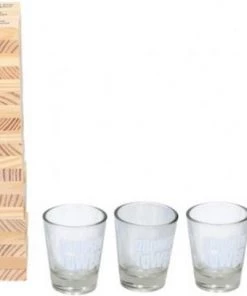 Lifetime Games Drunken Tower Drinkspel - Drankspel - Tipsy Tower Shotspel - Met 4 Shotglazen En 60 Stenen -Exporteren spellen-voor winkel 550x408 3