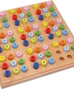 Small Foot Company Small Foot Houten Sudoku Pinnen 25 X 25 X 3 Cm