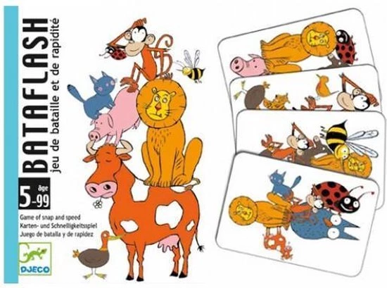 Djeco - Djeco Kaartspel Bataflash 3 Djeco - Djeco Kaartspel Bataflash