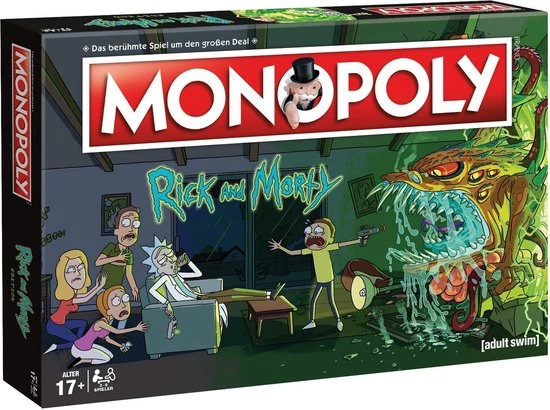 Winning Moves - Rick & Morty - Monopoly - Klassiek Bordspel In Een Modern Jasje 7 Winning Moves - Rick & Morty - Monopoly - Klassiek Bordspel In Een Modern Jasje - Afbeelding 5
