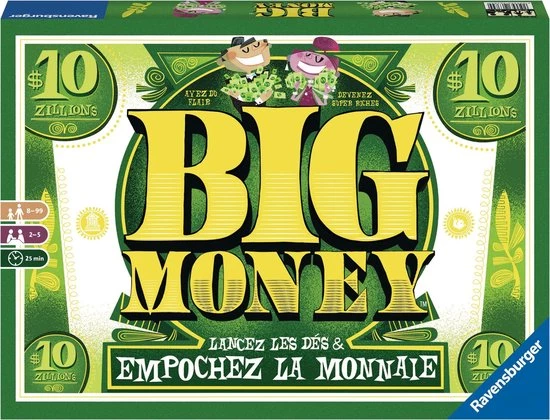 Ravensburger Big Money - Bordspel Franstalig 3 Ravensburger Big Money - Bordspel Franstalig