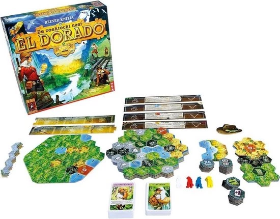 999 Games Spellenbundel - 2 Stuks - De Zoektocht Naar El Dorado & Stratego 6 999 Games Spellenbundel - 2 Stuks - De Zoektocht Naar El Dorado & Stratego - Afbeelding 4