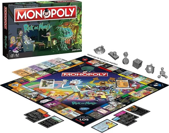 Winning Moves - Rick & Morty - Monopoly - Klassiek Bordspel In Een Modern Jasje 5 Winning Moves - Rick & Morty - Monopoly - Klassiek Bordspel In Een Modern Jasje - Afbeelding 3