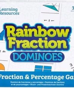 Learning Resources Rainbow Fraction Dominoes / Breuken Domino
