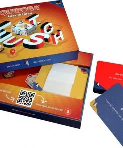 QUIBOBA Duits Taalspel (spel #1) - Duits Leren Voor Brugklassers Met Woordkaarten, Podcast En Oefenmateriaal