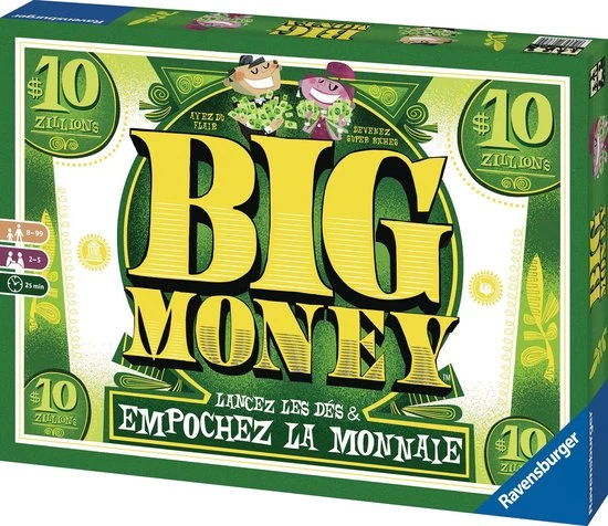 Ravensburger Big Money - Bordspel Franstalig 8 Ravensburger Big Money - Bordspel Franstalig - Afbeelding 6
