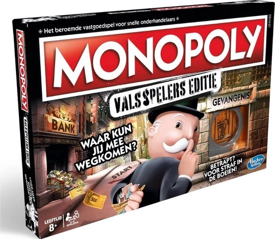 Hasbro Spellenbundel - 3 Stuks - Monopoly Valsspelerseditie & Jenga & Levensweg Elektronisch Bankieren 4 Hasbro Spellenbundel - 3 Stuks - Monopoly Valsspelerseditie & Jenga & Levensweg Elektronisch Bankieren - Afbeelding 2