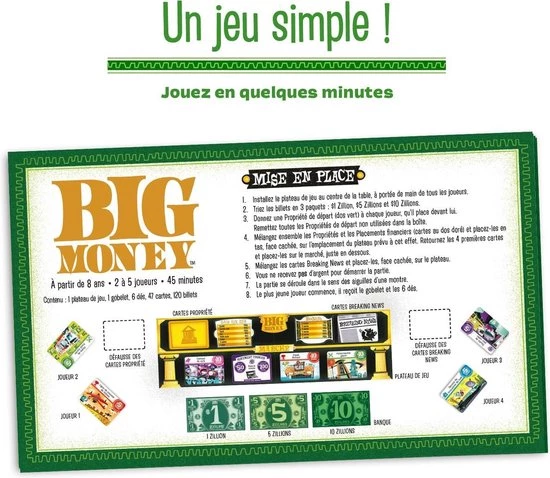 Ravensburger Big Money - Bordspel Franstalig 7 Ravensburger Big Money - Bordspel Franstalig - Afbeelding 5