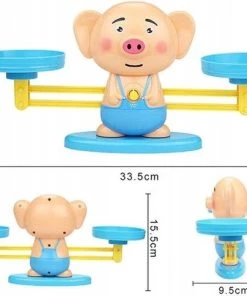 Mivida - Educatief Speelgoed - Leren Rekenen - Verschillende Levels - Spelend Leren - Tellen - Varken - Piggy Balance - Vanaf 3 Jaar - Montessori Speelgoed - Evenwicht - Leerzaam - Wiskunde -Exporteren spellen-voor winkel 550x484 1