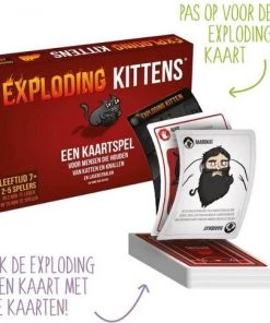 Asmodee Spellenbundel - Kaartspel - 3 Stuks - Exploding Kittens NFSW (18+) & Exploding Kittens & Imploding Kittens -Exporteren spellen-voor winkel 550x485 3