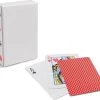 Merkloos 1x Setje Van 54 Speelkaarten Rood - Kaartspellen - Speelkaarten - Pesten/pokeren - Engelstalige Speelkaarten -Exporteren spellen-voor winkel 550x486 1