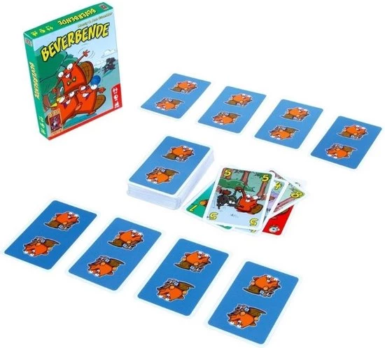 Merkloos Spellenbundel - 2 Stuks - Beverbende & Cluedo Junior 5 Merkloos Spellenbundel - 2 Stuks - Beverbende & Cluedo Junior - Afbeelding 3