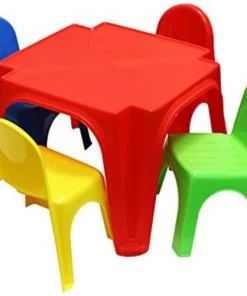 Anders Kinderset Tafel + 4 Stoelen Karen - Multicolor -Exporteren spellen-voor winkel 550x501 3