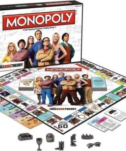 Monopoly Big Bang Theory - Engelstalig Bordspel -Exporteren spellen-voor winkel 550x503