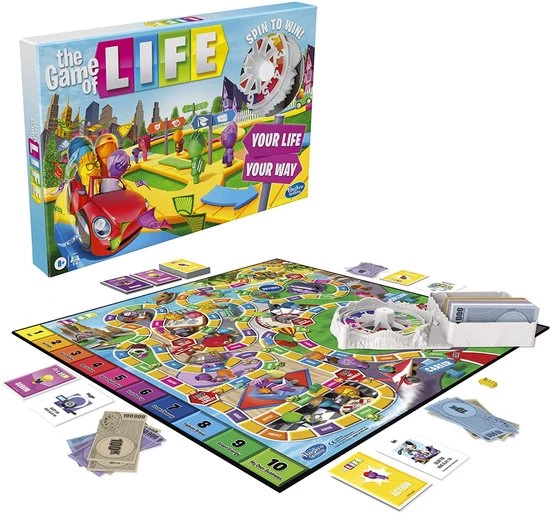 Hasbro Game Of Life Classic Engels Versie 5 Hasbro Game Of Life Classic Engels Versie - Afbeelding 3