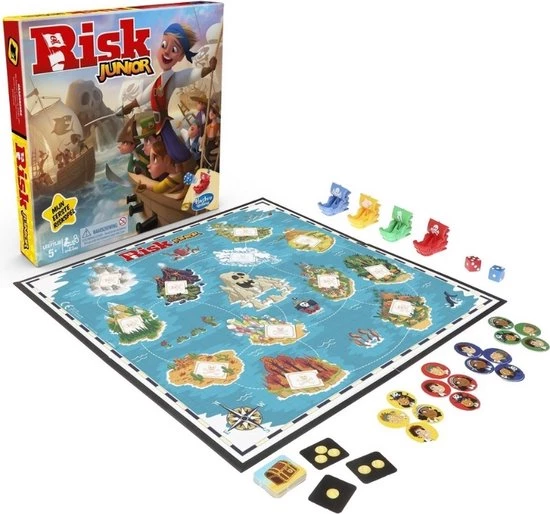 Hasbro Spellenbundel - 2 Stuks - Carcassonne Big Box 3 & Risk Junior 9 Hasbro Spellenbundel - 2 Stuks - Carcassonne Big Box 3 & Risk Junior - Afbeelding 7