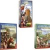 999 Games Spellenbundel - 3 Stuks - Carcassonne De Toren & Kathedralen En Herbergen & Bruggen, Burchten En Bazaars