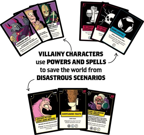 Bad Samaritans: The Comic Book Style Card Game! - Bordspel - Kaartspel - Partyspel - Spel Voor Volwassenen 6 Bad Samaritans: The Comic Book Style Card Game! - Bordspel - Kaartspel - Partyspel - Spel Voor Volwassenen - Afbeelding 4