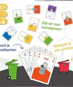 Circulairinbedrijf.nl Afvalrace - Kaartspel - Afval Scheiden -Exporteren spellen-voor winkel 550x529