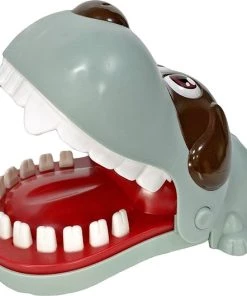 Andriez Hond Groen Krokodil Met Kiespijn Spel Bijtende Drankspel