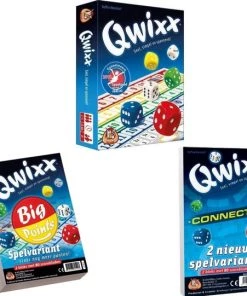 Merkloos Spellenbundel - 3 Stuks - Dobbelspel - Qwixx & Qwixx Big Points & Qwixx Connected
