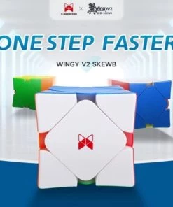 QI YI QiYi X-men Design Wingy Skewb V2 M - Speedcube - Magnetisch - Breinbreker -Exporteren spellen-voor winkel 550x546