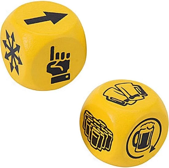 Free And Easy Drankspel Twee Dobbelstenen Geel 3 Free And Easy Drankspel Twee Dobbelstenen Geel