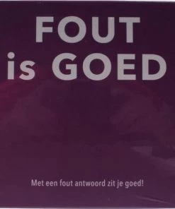 Tactic Kaartspel Fout Is Goed Karton Paars/geel 200-delig