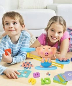 Mivida - Educatief Speelgoed - Leren Rekenen - Verschillende Levels - Spelend Leren - Tellen - Varken - Piggy Balance - Vanaf 3 Jaar - Montessori Speelgoed - Evenwicht - Leerzaam - Wiskunde -Exporteren spellen-voor winkel 550x550 116