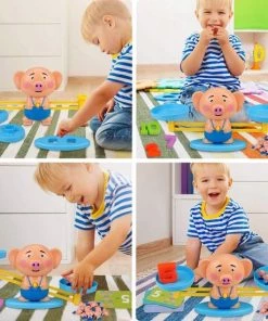 Mivida - Educatief Speelgoed - Leren Rekenen - Verschillende Levels - Spelend Leren - Tellen - Varken - Piggy Balance - Vanaf 3 Jaar - Montessori Speelgoed - Evenwicht - Leerzaam - Wiskunde -Exporteren spellen-voor winkel 550x550 117