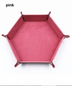 Genvi Dobbelstenenbak Zeshoek Roze Klein