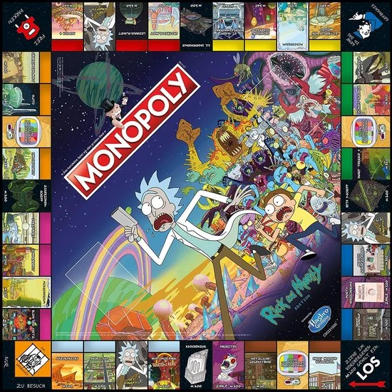 Winning Moves - Rick & Morty - Monopoly - Klassiek Bordspel In Een Modern Jasje 4 Winning Moves - Rick & Morty - Monopoly - Klassiek Bordspel In Een Modern Jasje - Afbeelding 2