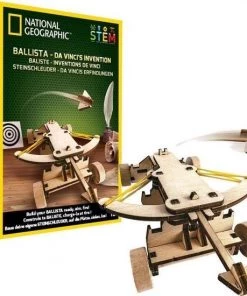 BANALINE NATIONALE GEOGRAFIE - Da Vinci Uitvindingen - Kit Om Een Houten Ballista Te Bouwen Zonder Gereedschap