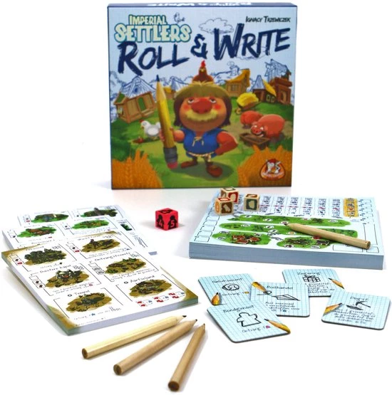 White Goblin Games Dobbelspel Imperial Settlers: Roll & Write 7 White Goblin Games Dobbelspel Imperial Settlers: Roll & Write - Afbeelding 5