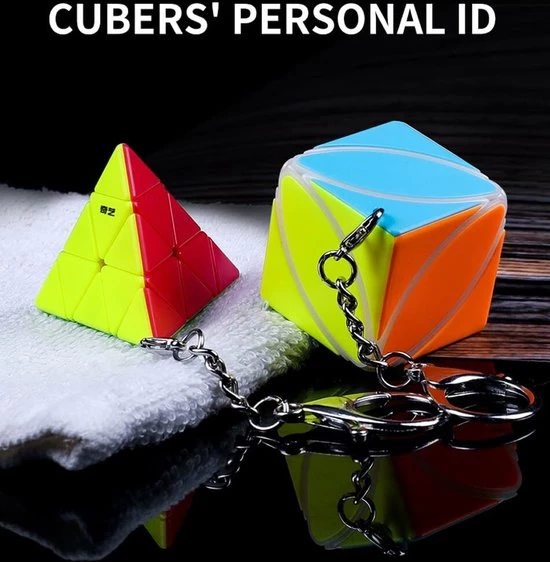 Qiyi Sleutelhanger (Pyraminx Of Ivy) 6 Qiyi Sleutelhanger (Pyraminx Of Ivy) - Afbeelding 4