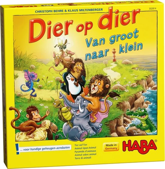 Haba Spel - Dier Op Dier - Van Groot Naar Klein - 302814 3 Haba Spel - Dier Op Dier - Van Groot Naar Klein - 302814
