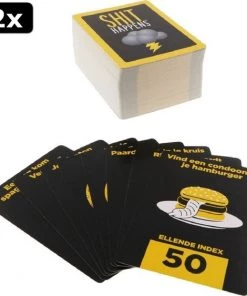 Goliath 2x Shit Happens Voor Sukkels Die Geen Engels Kunnen 18+ - Nederlandstalig Kaartspel - Partyspel - Rangschik Ongewenste Situaties! -Exporteren spellen-voor winkel 550x563 4