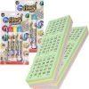 Merkloos 200x Bingokaarten Nummers 1-75 Inclusief 6x Bingostiften Blauw/geel/rood -Exporteren spellen-voor winkel 550x565 4