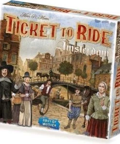 Days Of Wonder Spellenbundel - Ticket To Ride - 2 Stuks- Europa (Basisspel) & Uitbreiding Amsterdam -Exporteren spellen-voor winkel 550x566