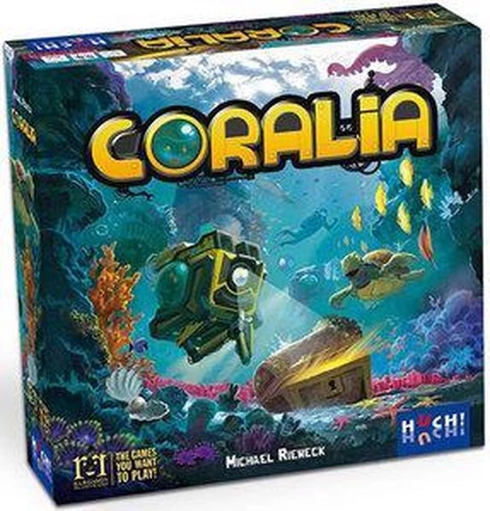 Rieneck, Michael HUCH! Coralia Bordspel NL/FR/DE/EN Huch 880475 3 Rieneck, Michael HUCH! Coralia Bordspel NL/FR/DE/EN Huch 880475