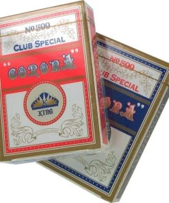 Speelkaarten Complete Set 2 Stokken KING Corona | Rood En Blauw