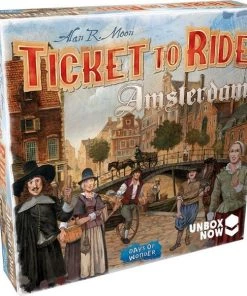 Days Of Wonder Spellenbundel - Ticket To Ride - 2 Stuks- Europa (Basisspel) & Uitbreiding Amsterdam -Exporteren spellen-voor winkel 550x583