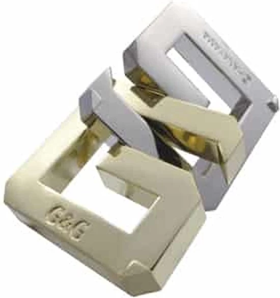 Huzzle Breinbreker Cast G&g 11,8 Cm Staal Zilver/goud 9 Huzzle Breinbreker Cast G&g 11,8 Cm Staal Zilver/goud - Afbeelding 7