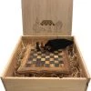 Olijfolie & Honing Schaakbord Met Geschenkverpakking -Exporteren spellen-voor winkel 550x596