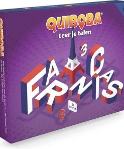 QUIBOBA Frans Taal Spel (spel #3) - Leerzaam Taalspel Om Op Een Eenvoudige Manier De Basiskennis Van De Brugklas Te Leren