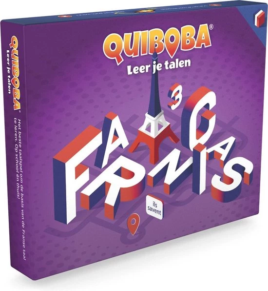 QUIBOBA Frans Taal Spel (spel #3) - Leerzaam Taalspel Om Op Een Eenvoudige Manier De Basiskennis Van De Brugklas Te Leren 3 QUIBOBA Frans Taal Spel (spel #3) - Leerzaam Taalspel Om Op Een Eenvoudige Manier De Basiskennis Van De Brugklas Te Leren