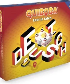 QUIBOBA Duits Taalspel (spel #1) - Duits Leren Voor Brugklassers Met Woordkaarten, Podcast En Oefenmateriaal -Exporteren spellen-voor winkel 550x596 4