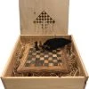 Olijfolie & Honing Schaakbord Met Geschenkverpakking -Exporteren spellen-voor winkel 550x601